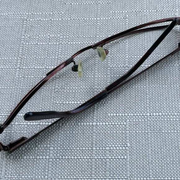 Kirkland Signature Men Glasses Frame FREDERICK Dark Brown Tone Eyeglasses Italy - Picture 5 of 12